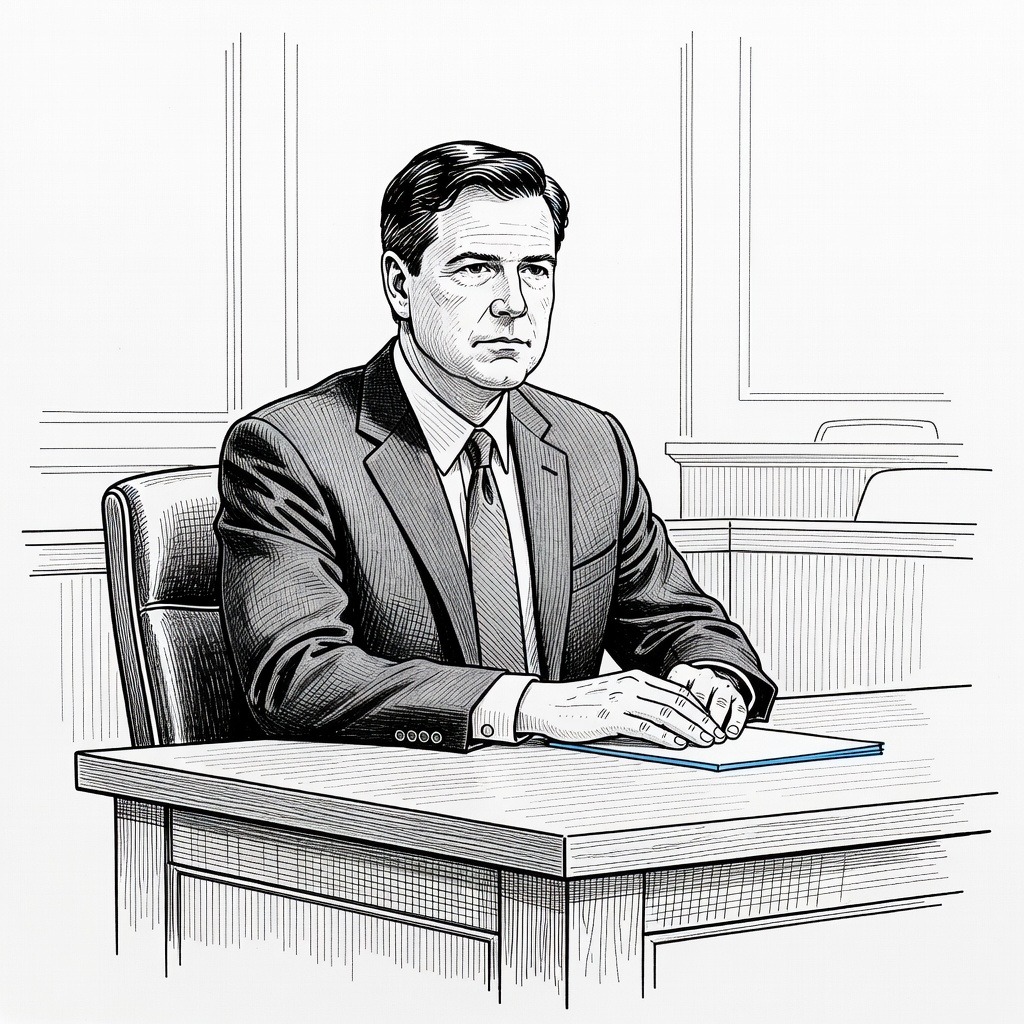 Illustration for: Federal Judge Delays Trial of Former FBI Director James Comey Until October