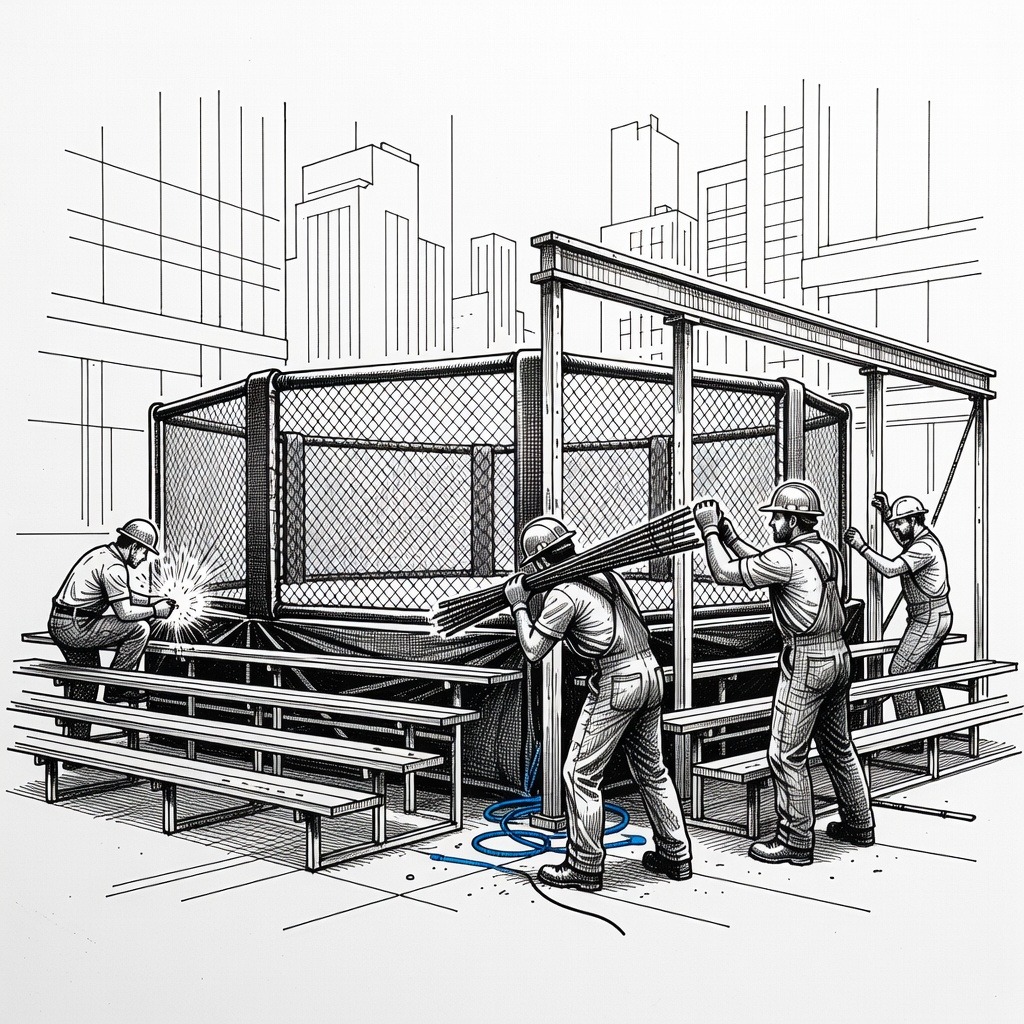 Illustration for: UFC Constructs Temporary Arena at White House for June MMA Event