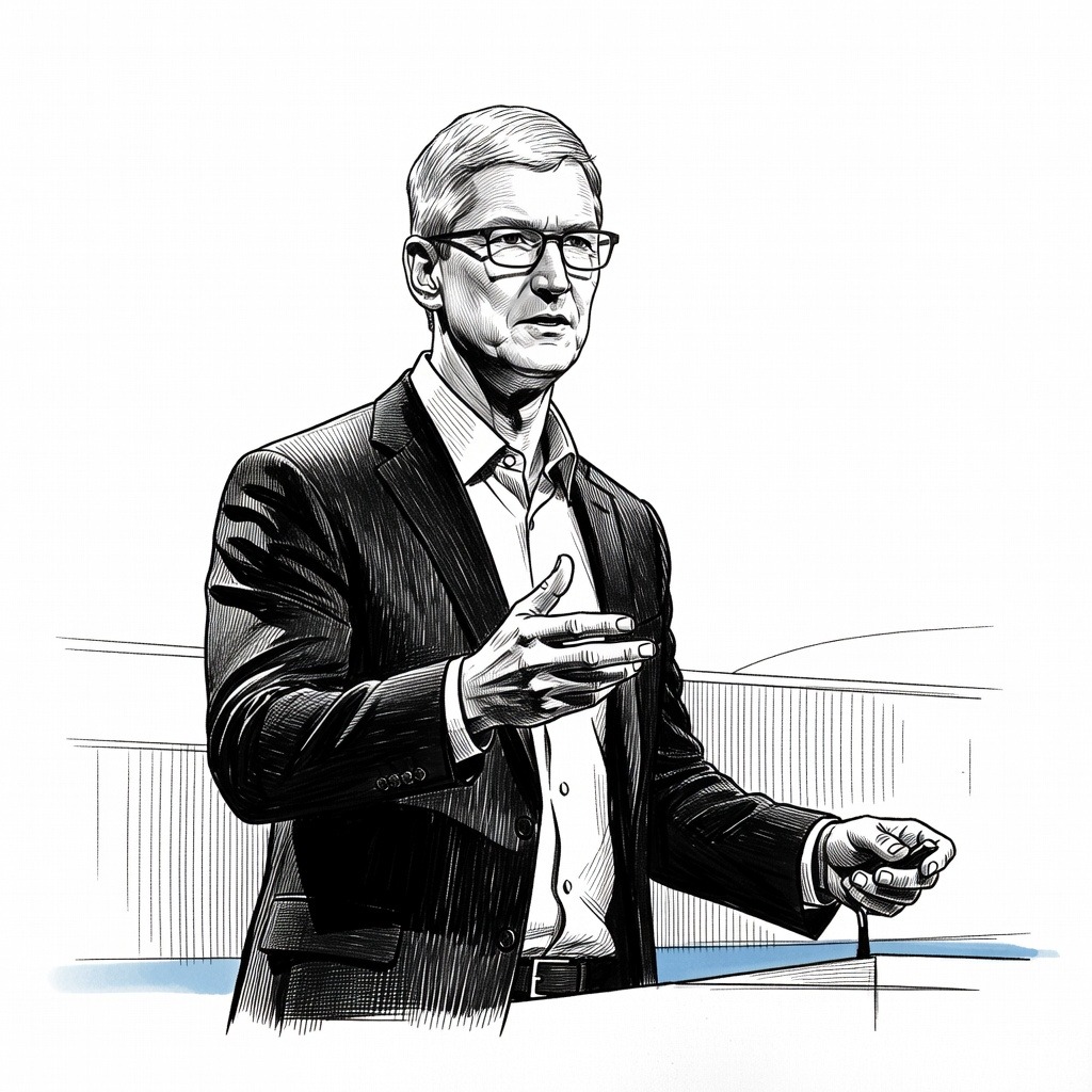 Illustration for: Apple Prepares for Developers Conference Highlighting Alphabet Artificial Intelligence Partnership
