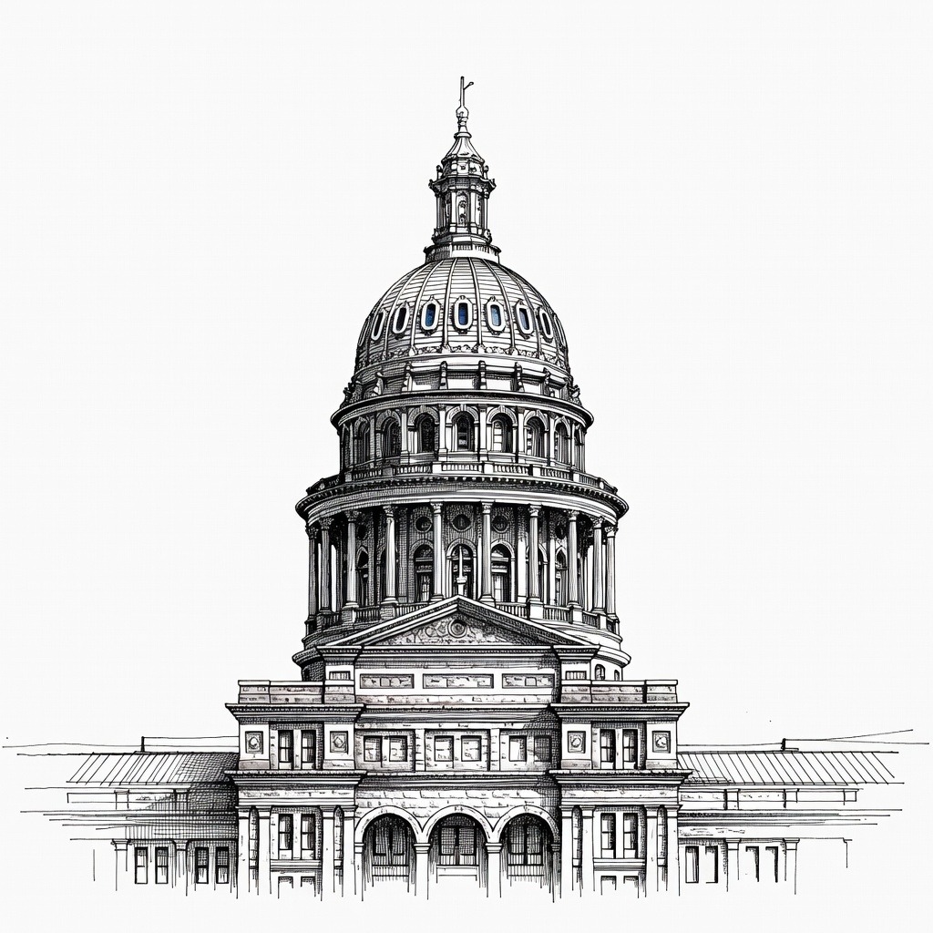 Illustration for: Texas Attorney General Ken Paxton to Face Democrat James Talarico in U.S. Senate Race