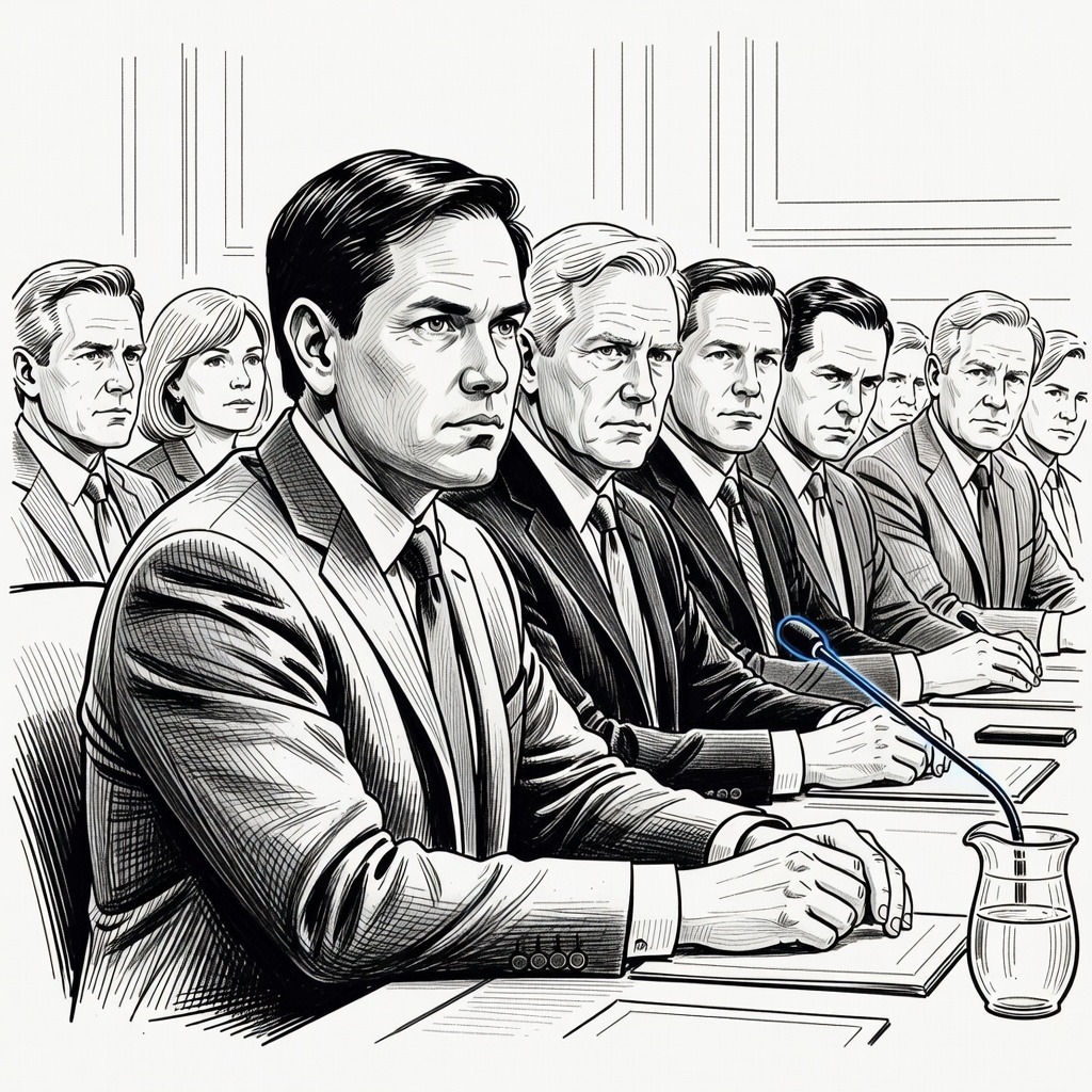 Illustration for: U.S. Lawmakers Seek to Curb War Powers as Weekend Strikes Test Iran Ceasefire