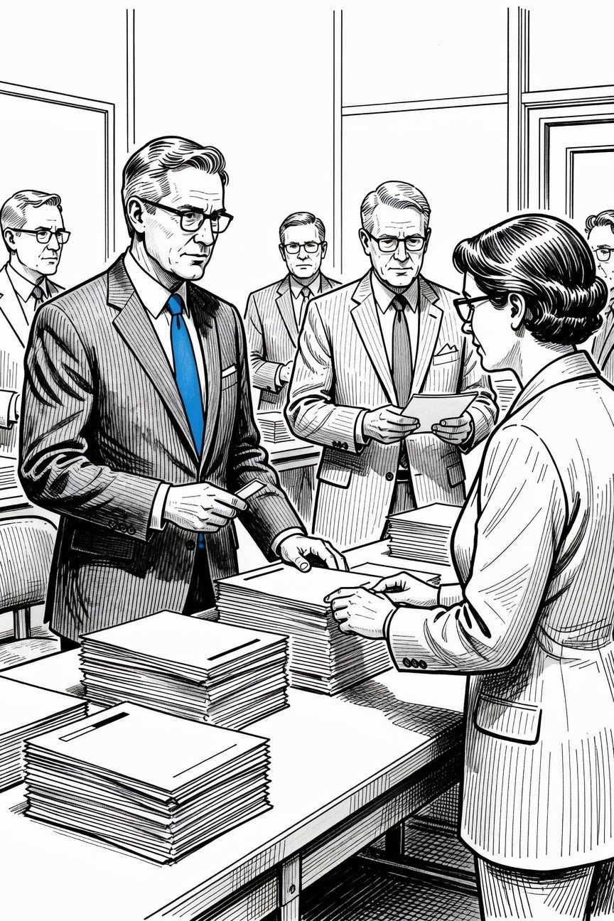 Illustration for: Los Angeles Mayor Karen Bass Advances to Runoff as Ballot Counting Continues for Second Spot