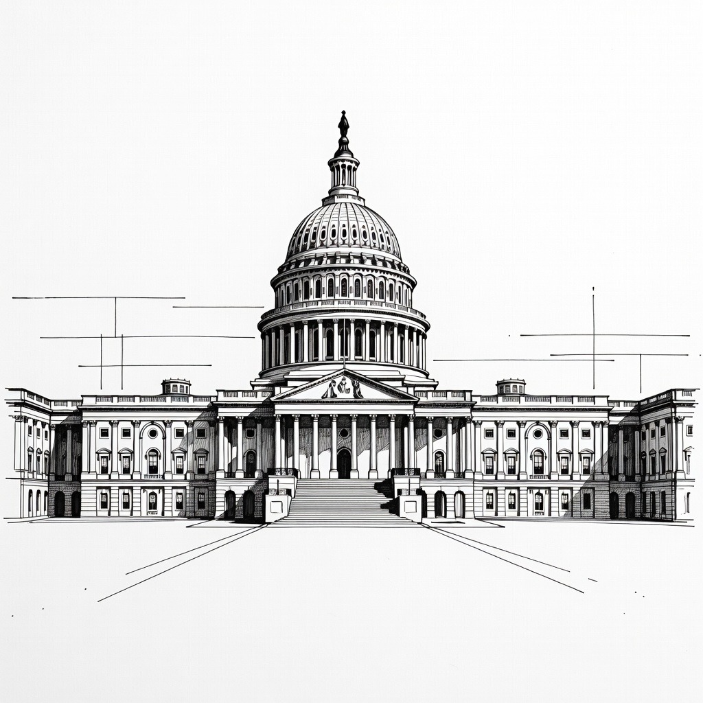 Illustration for: OpenAI CEO Sam Altman Meets with Lawmakers and Administration Officials on AI Regulation