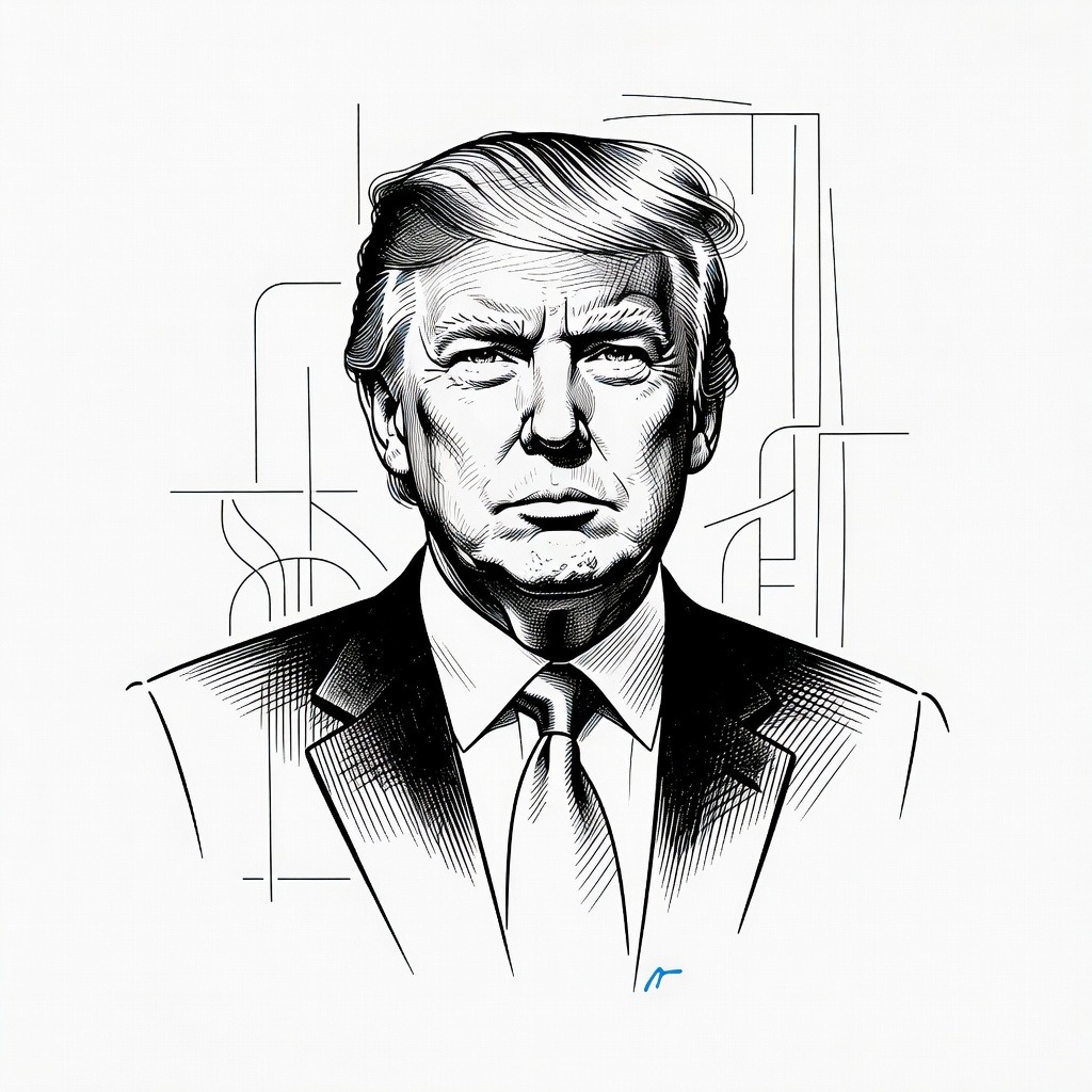 Illustration for: Iran Halts Direct Attacks Following Military Exchange with Israel; Trump Urges Ceasefire