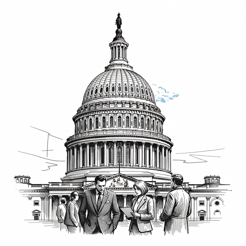 Illustration for: House Advances Border Funding Bill as Republicans Draft Third Reconciliation Package