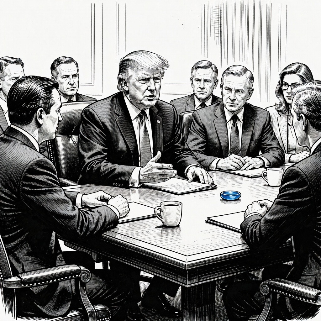 Illustration for: Surveillance Law Renewal Stalls Over Acting Intelligence Director Appointment