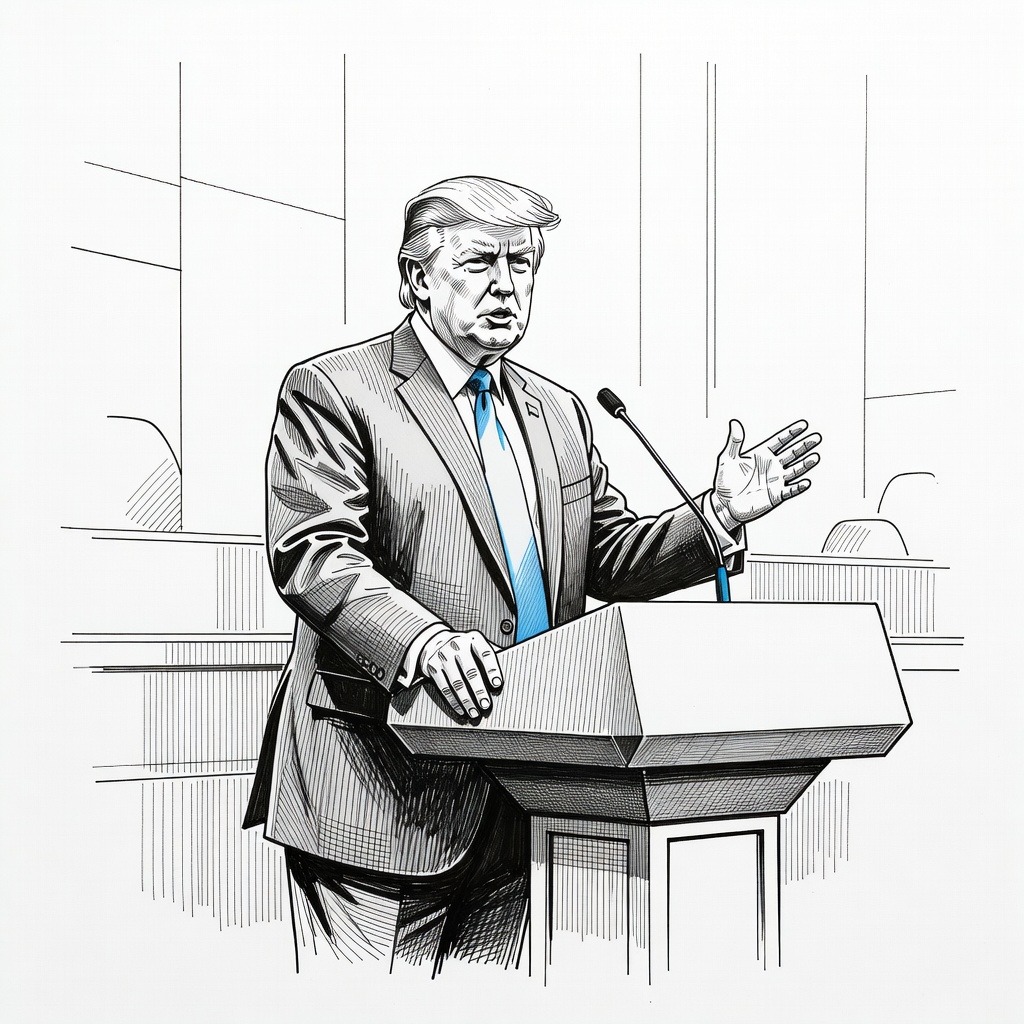 Illustration for: Trump Seeks Short-Term Extension of Surveillance Law Amid Pushback Over Acting Intelligence Chief
