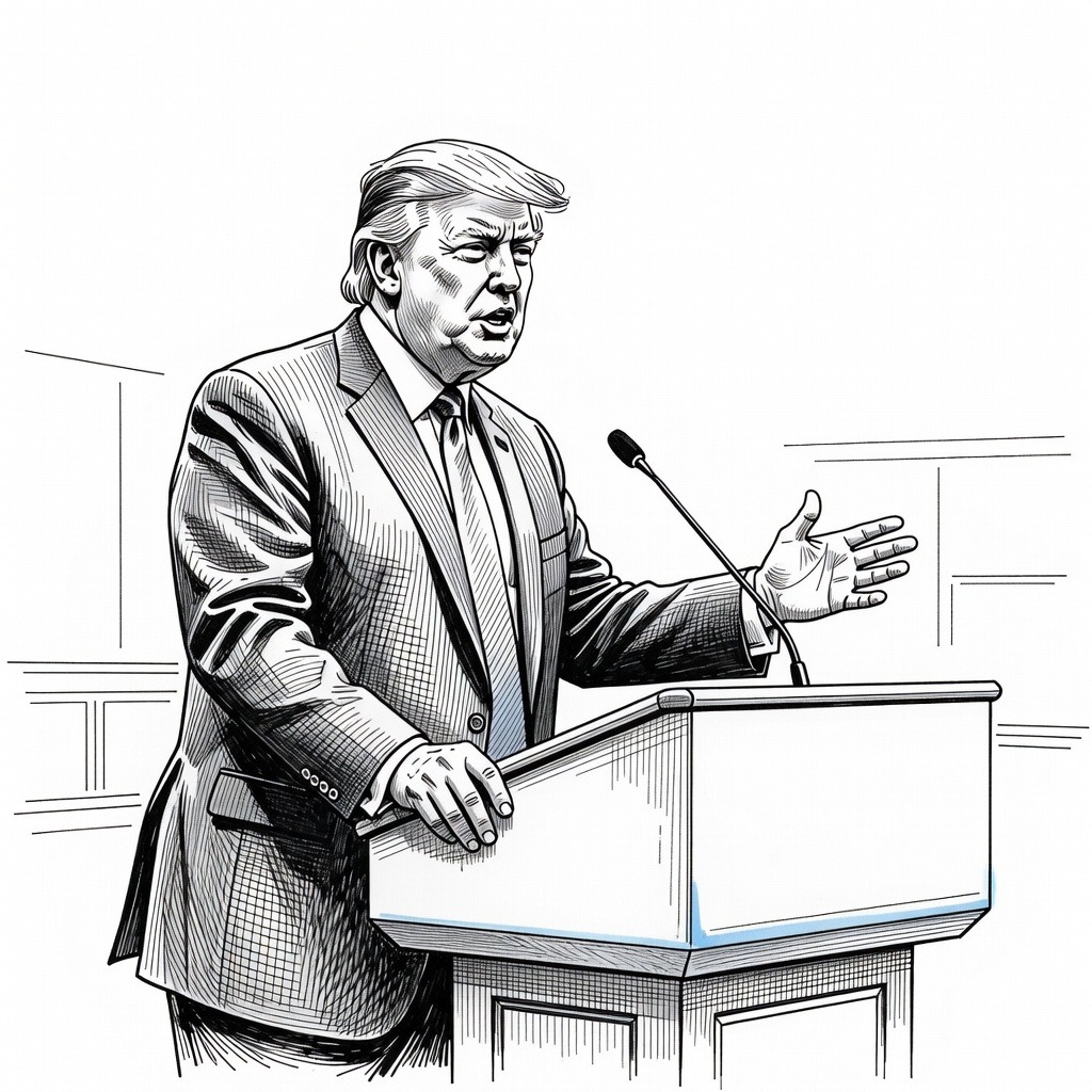 Illustration for: Donald Trump's Name Removed From Kennedy Center Following Federal Court Order