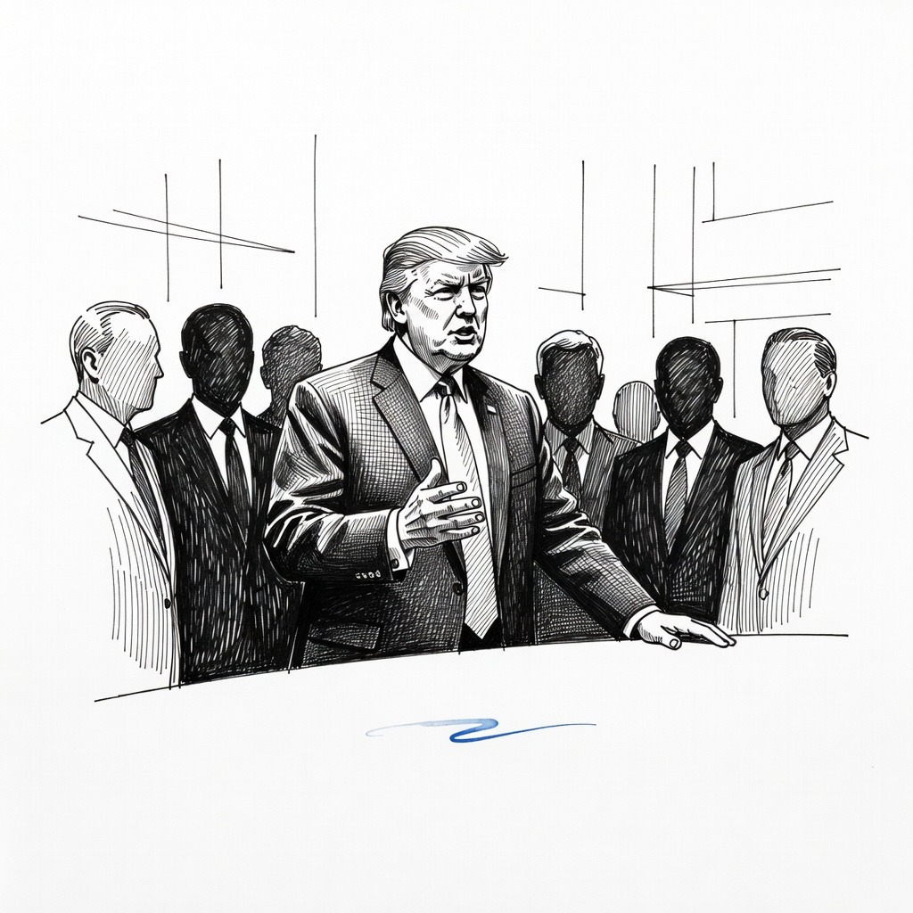 Illustration for: U.S. and Iran Reach Preliminary Agreement to Reopen Strait of Hormuz as Tankers Exit Blockade