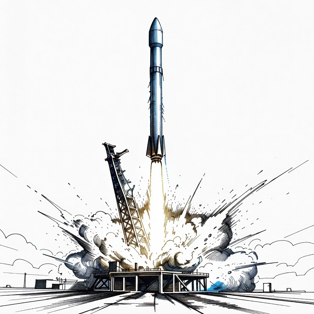 Illustration for: SpaceX Appoints Roelof Botha to Board Following Initial Public Offering
