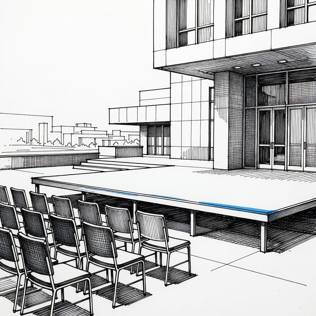 Illustration for: Former Presidents Attend Barack Obama Presidential Center Dedication in Chicago