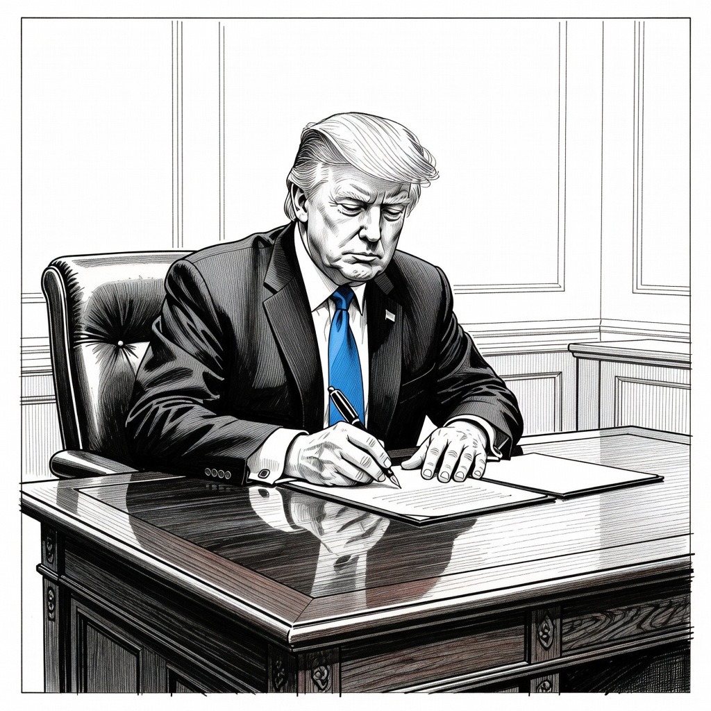Illustration for: Conservative Politicians Divided Over Trump Administration's Memorandum of Understanding With Iran