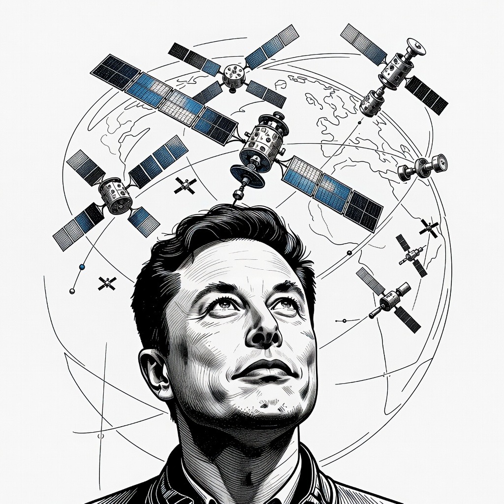 Illustration for: SpaceX Shares Fluctuate Following Initial Public Offering and Shift Toward Space-Based Data Centers