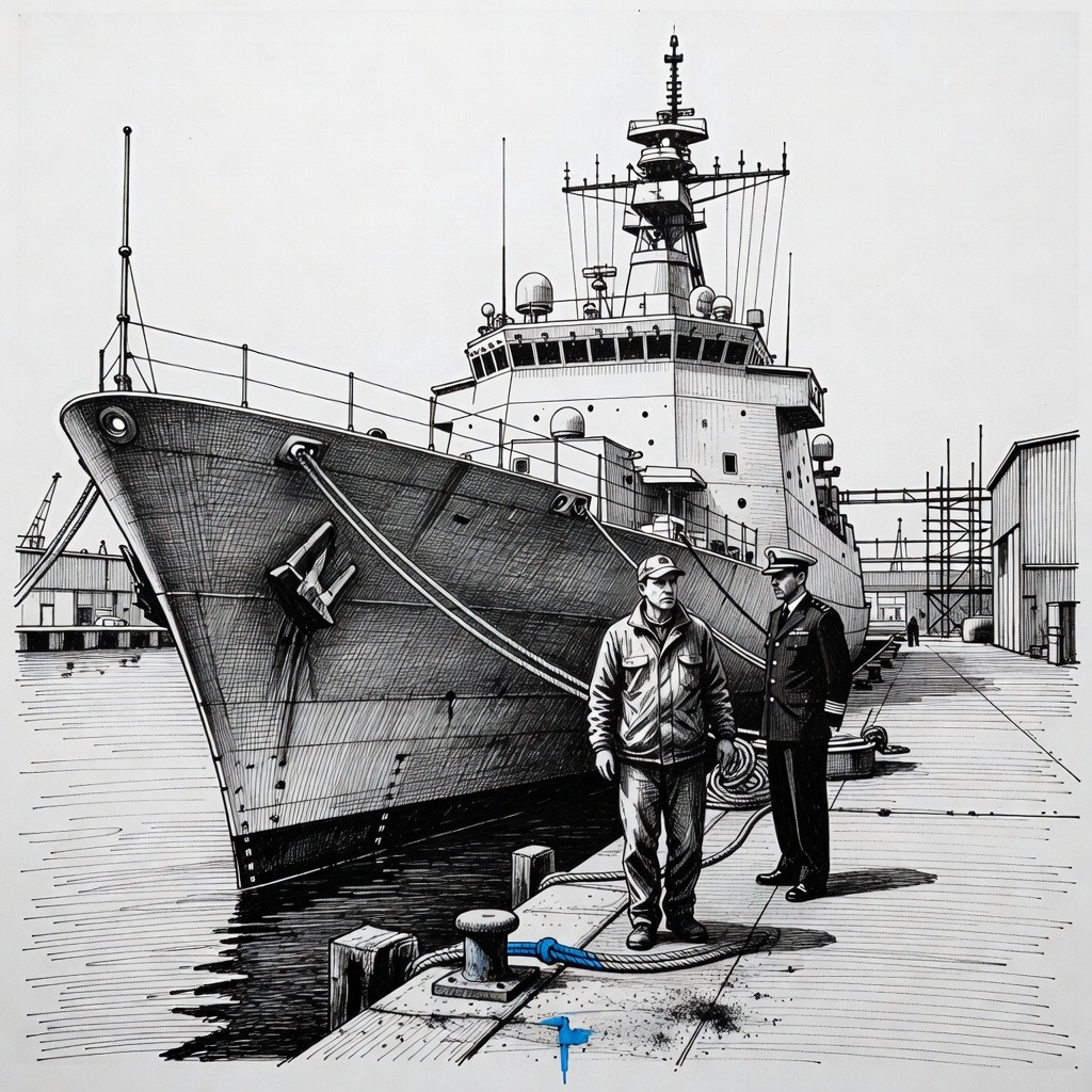 Illustration for: European Defense Stocks Decline Amid German Warship Cancellation Reports and KNDS IPO Announcement