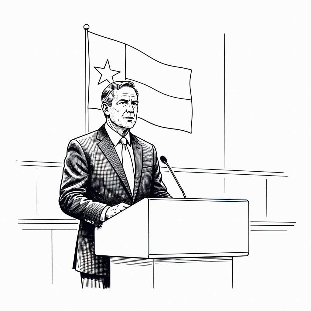 Illustration for: Poll Shows Tie in Texas Senate Race Between Paxton and Talarico