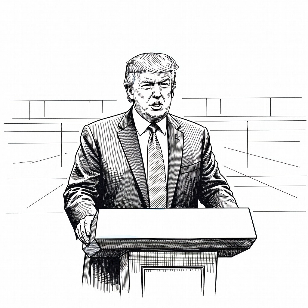 Illustration for: Severe Weather Delays July 4th Celebrations as Trump Delivers 250th Anniversary Speech