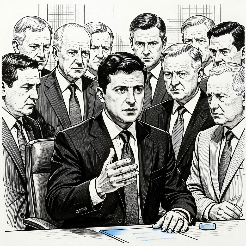 Illustration for: Russian Missile and Drone Strikes Hit Kyiv as Zelenskyy Renews Calls for Air Defenses
