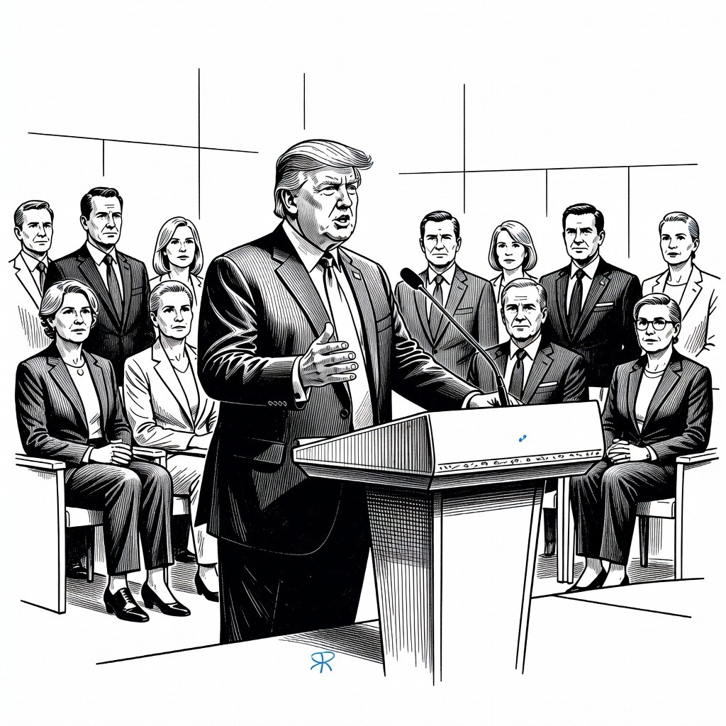Illustration for: Trump Declares Iran Ceasefire Over as Military Strikes and NATO Tensions Escalate