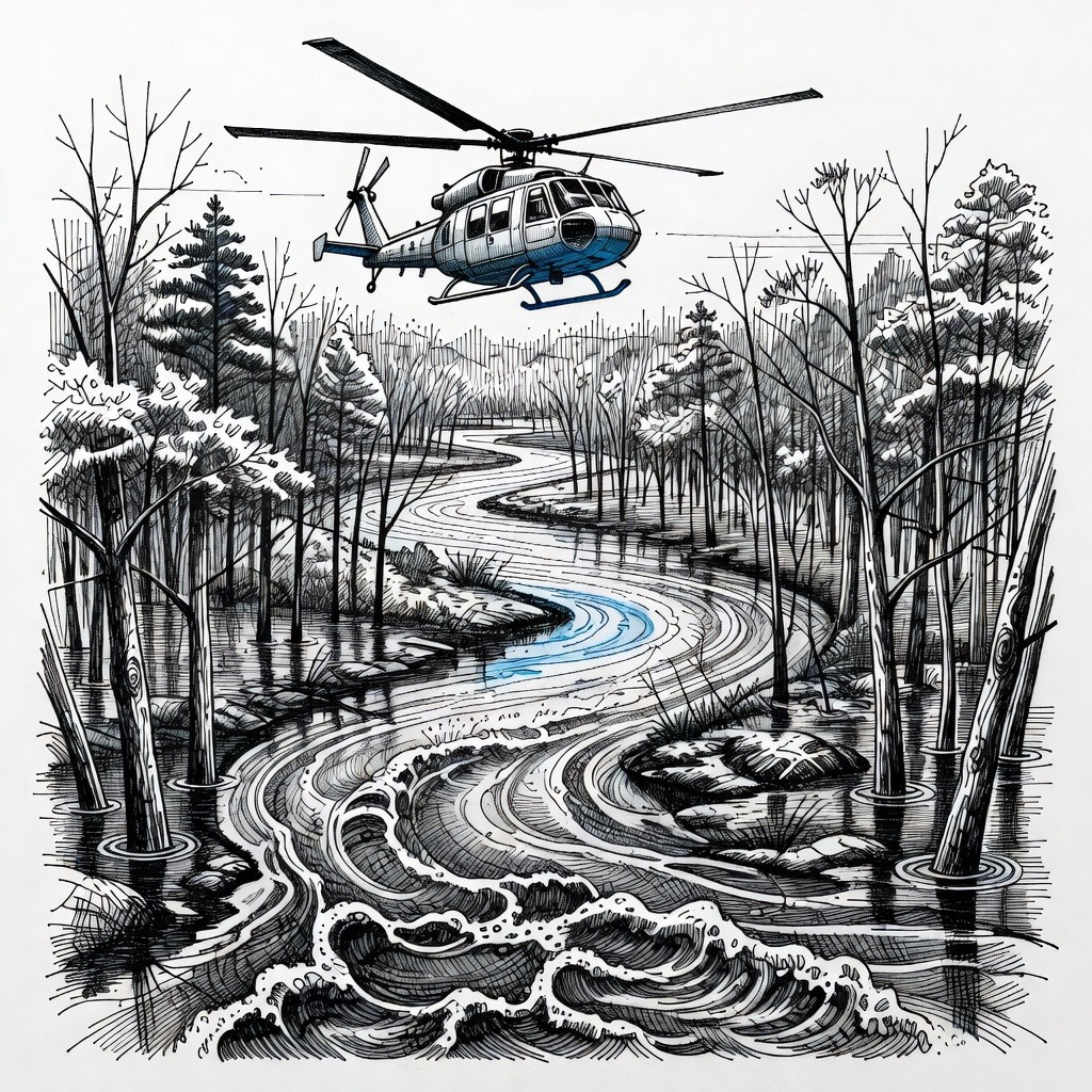 Illustration for: Missouri National Guard Airlifts Over 200 Stranded Campers and Staff Amid Historic Flooding
