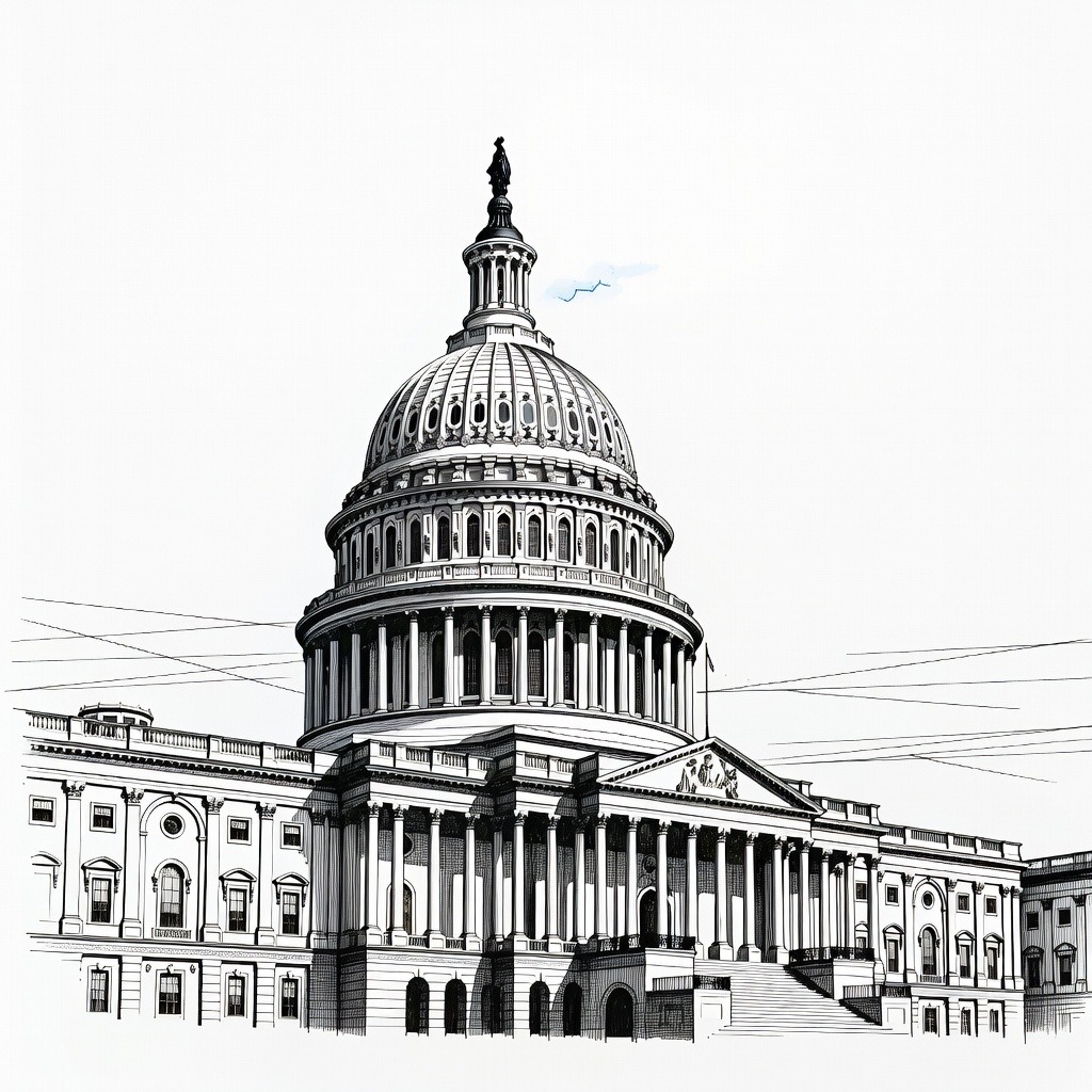 Illustration for: Senator Mitch McConnell Shares Health Update After Hospitalization