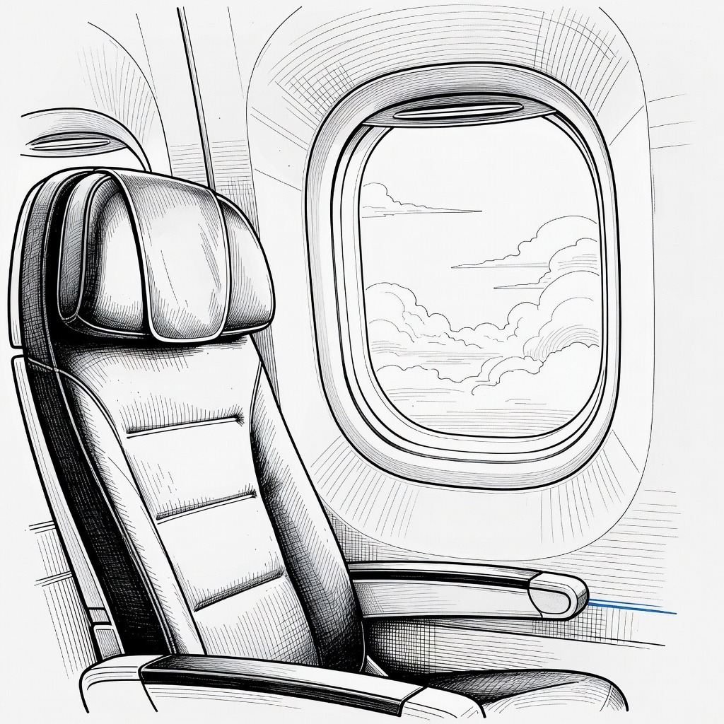 Illustration for: United Airlines to Offer Economy Plus Seating Option with Guaranteed Empty Middle Seat