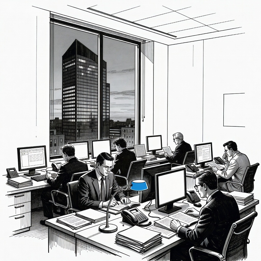 Illustration for: Major Wall Street Banks Report Record Revenues Driven by AI Boom and Trading Surge