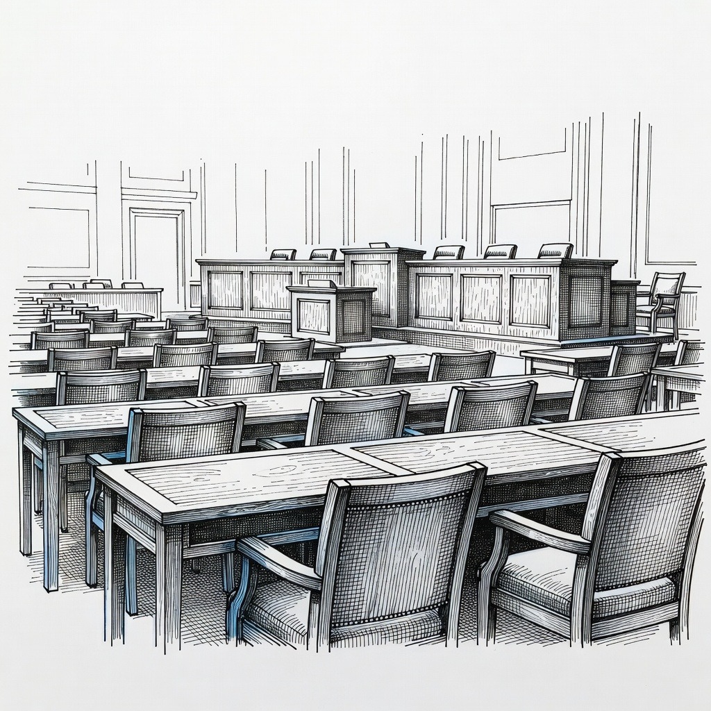 Illustration for: Acting Attorney General Todd Blanche Faces Intense Senate Confirmation Hearing