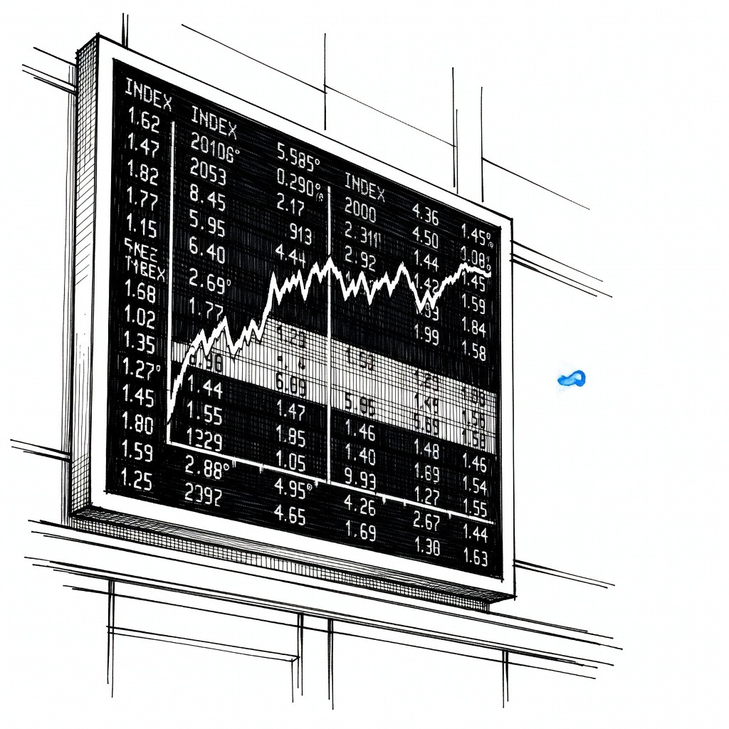 Illustration for: US Treasury Yields Flat and Stocks Rise as Cooler Inflation Data Clashes with Rising Oil Prices