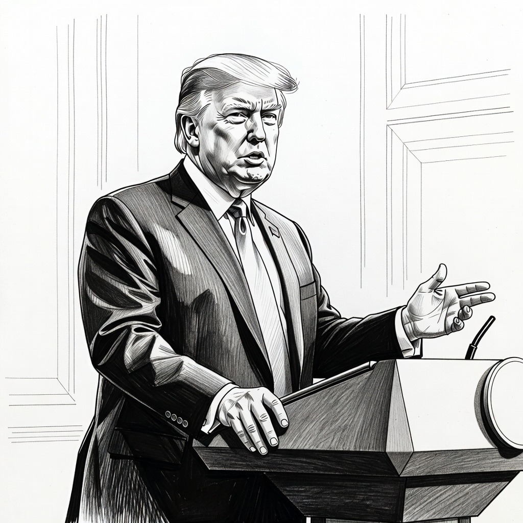 Illustration for: President Trump scheduled to deliver primetime address on election integrity