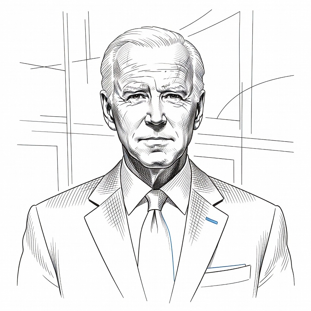 Illustration for: Former President Joe Biden Announces Presidential Memoir "Promise Me, America"