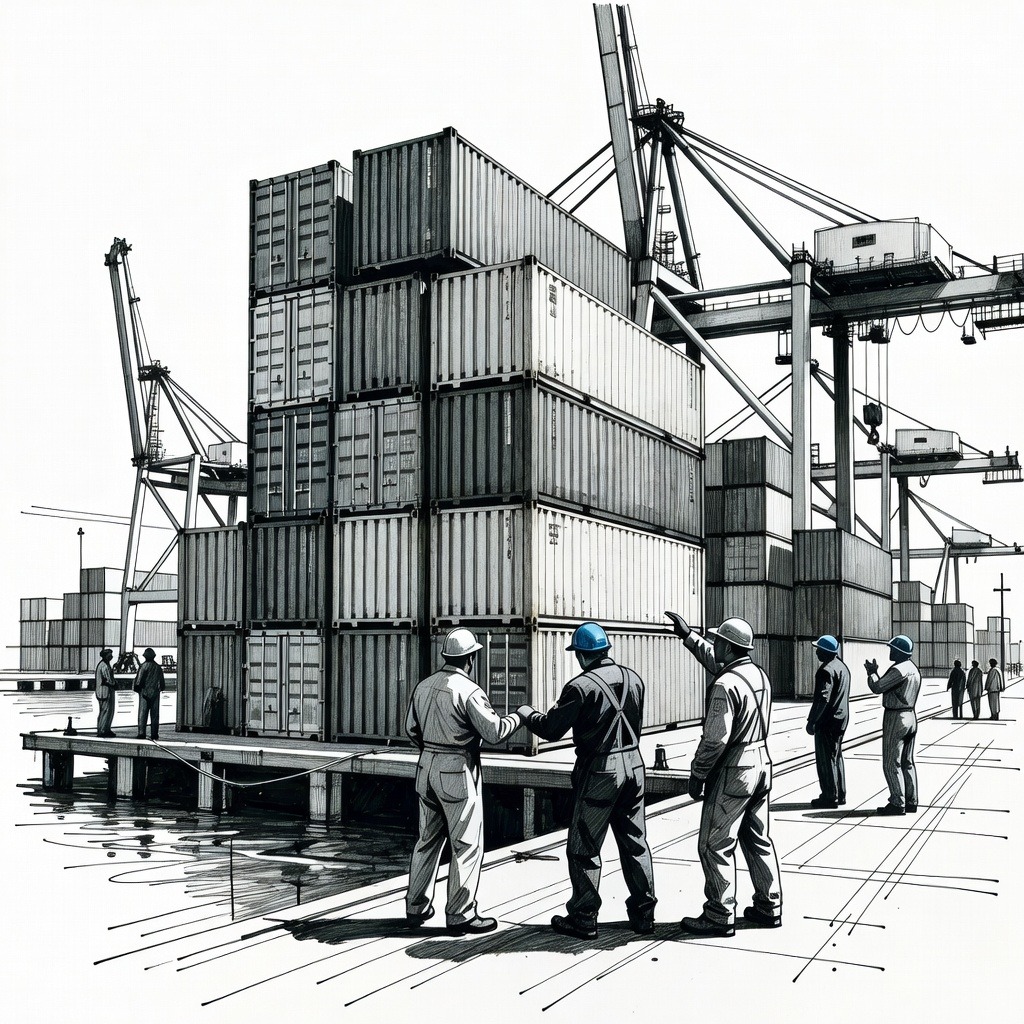 Illustration for: US Imposes 25 Percent Tariffs on Brazilian Imports Over Trade Dispute