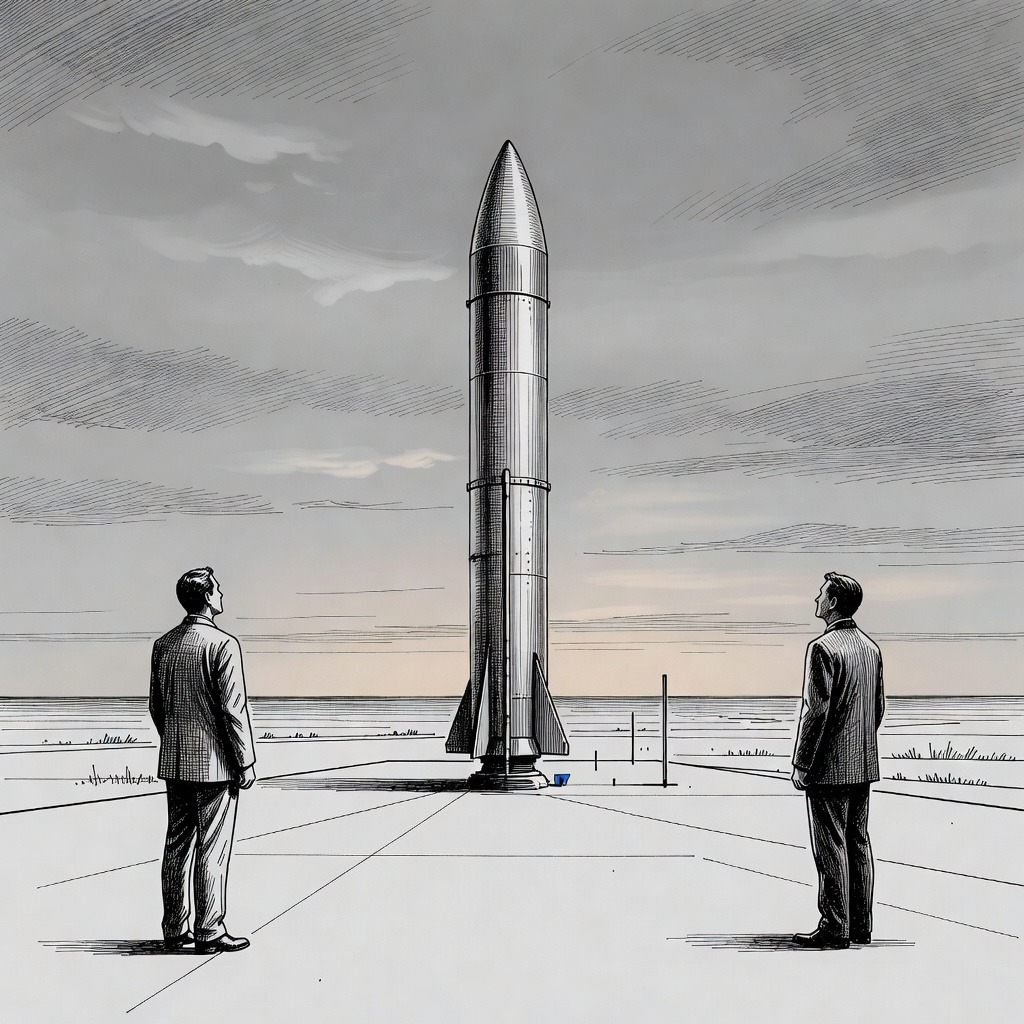 Illustration for: SpaceX shares fall below IPO price as short interest rises