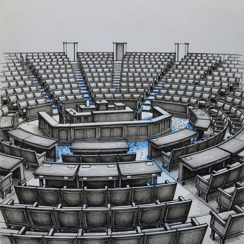 Illustration for: House Speaker Plans Vote on Stopgap Funding Bill Amid Internal GOP Debate Over Election Measure