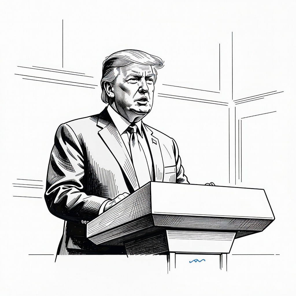 Illustration for: Democrats and Republicans React Ahead of Trump's Scheduled Address on Election Integrity