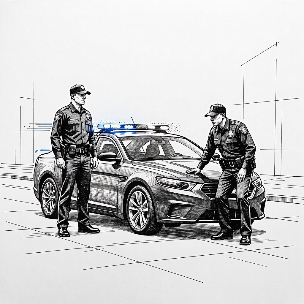 Illustration for: White House Confirms ICE Traffic Stops Will Continue Following Fatal Shootings
