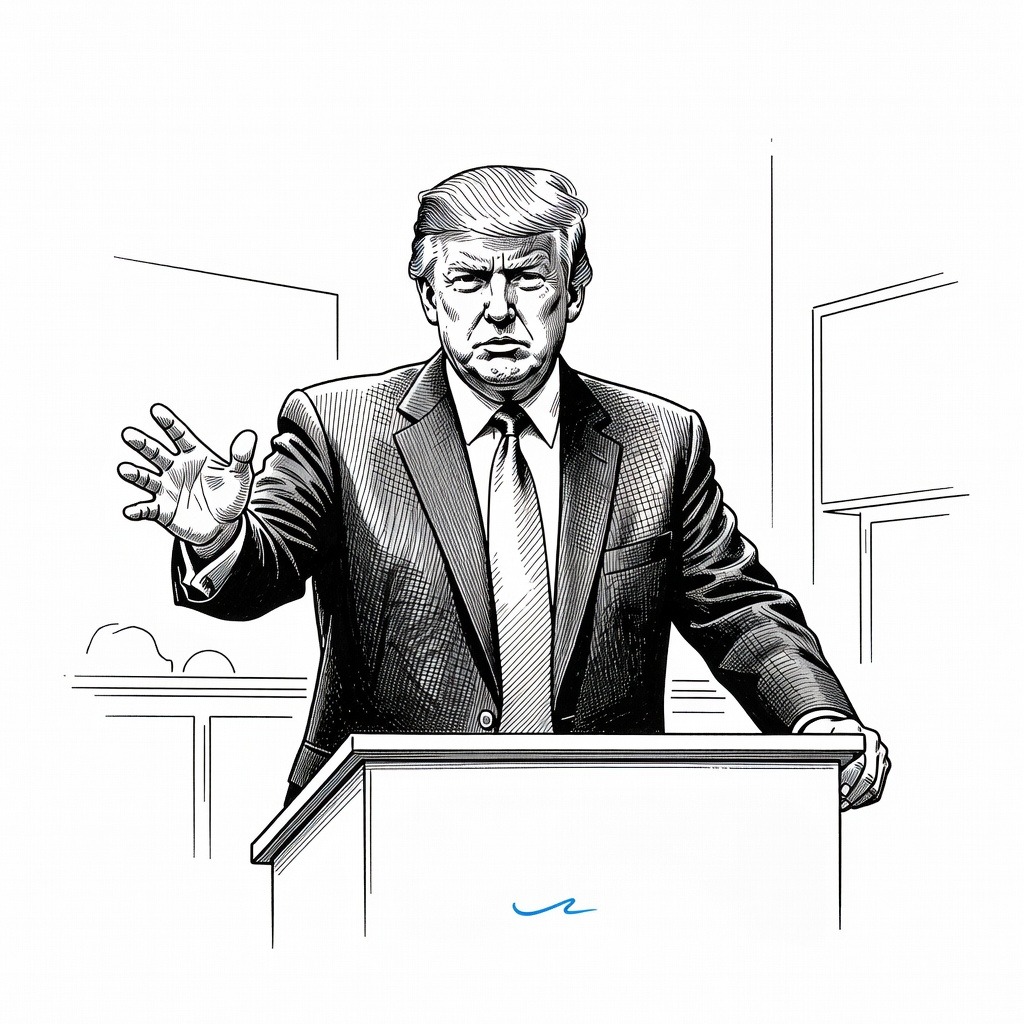 Illustration for: Trump Threatens Tariffs as Canadian Wildfire Smoke Prompts U.S. Air Quality Alerts