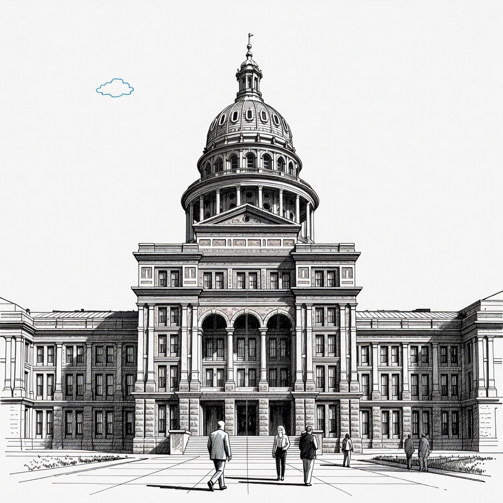 Illustration for: Texas Senate Race Features Record Fundraising and Disputes Over Legal Cases