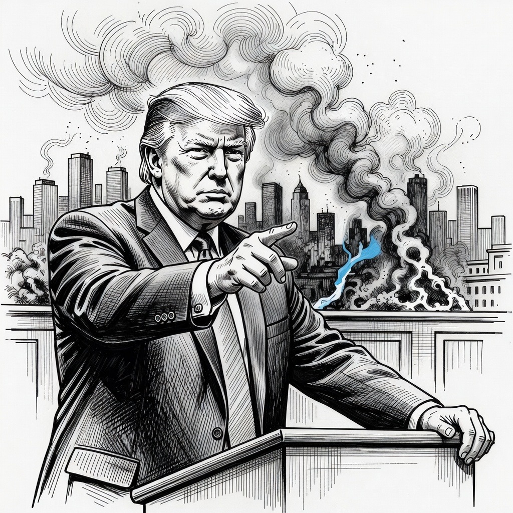 Illustration for: US Officials Criticize Canadian Forest Management Over Wildfire Smoke