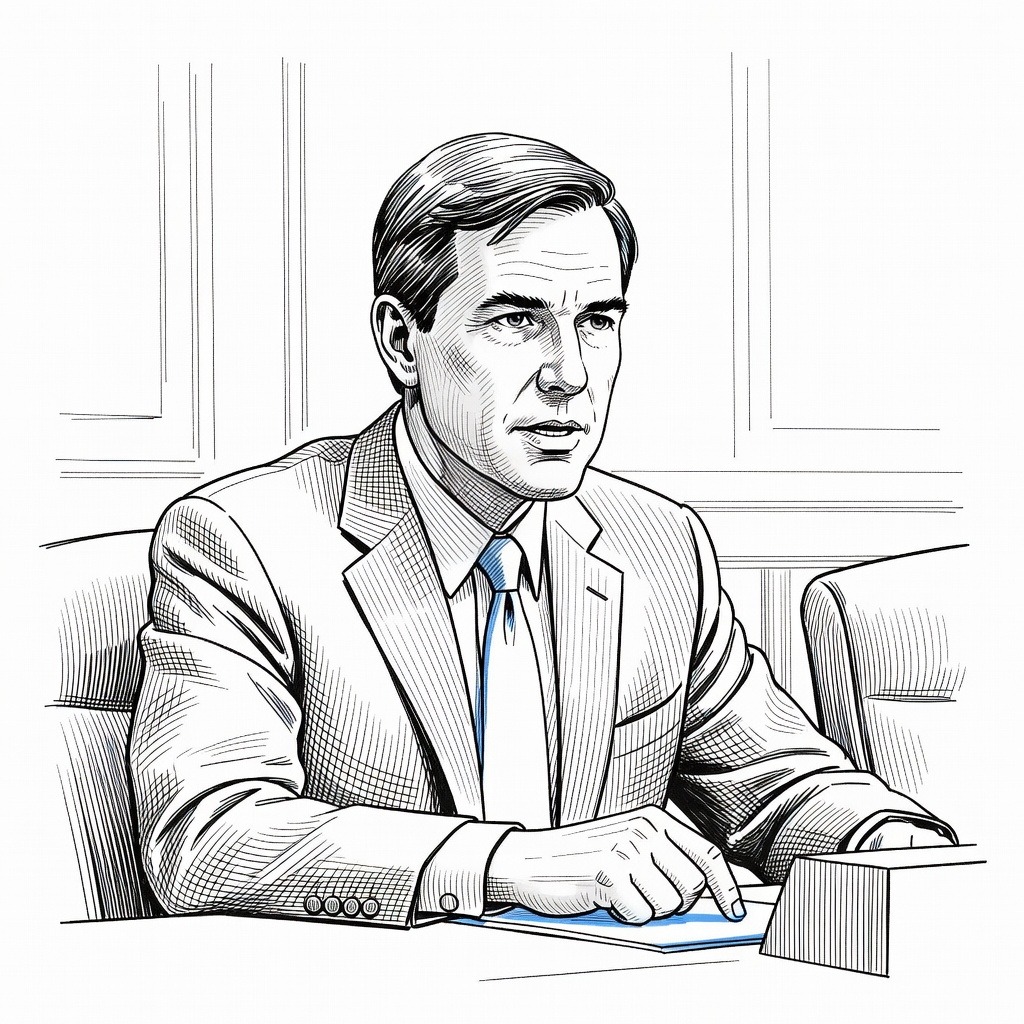 Illustration for: Senator Mark Warner to Vote Against Jay Clayton for Director of National Intelligence
