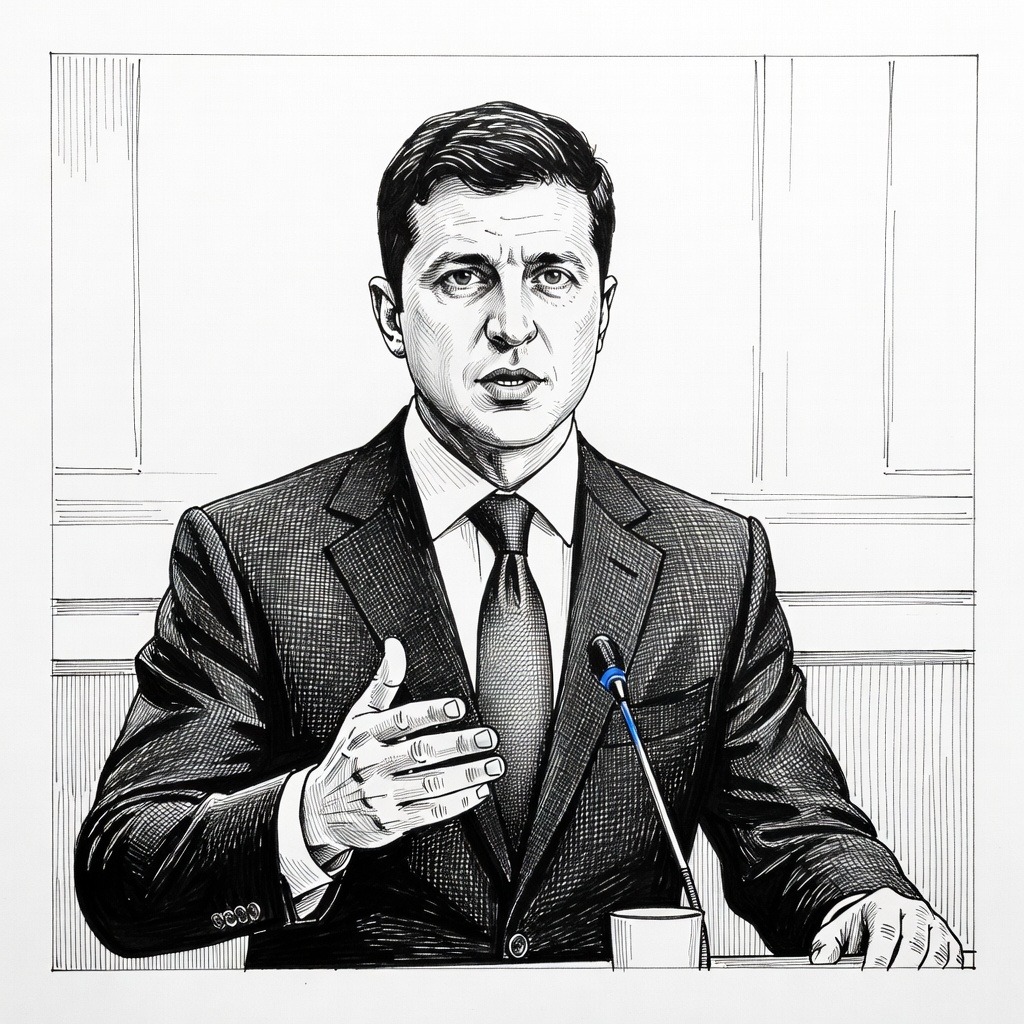Illustration for: Russia and Ukraine Exchange Mass Aerial Strikes Amid Kyiv Leadership Reshuffle