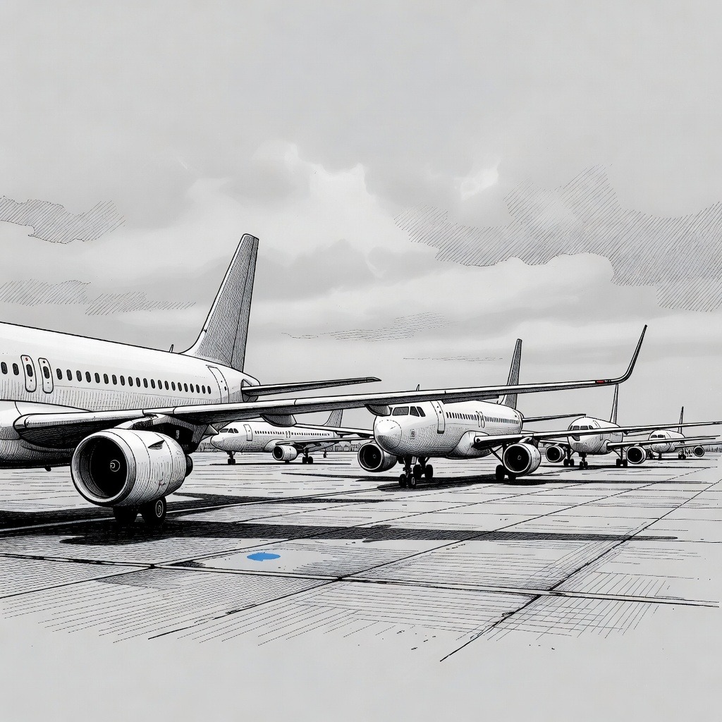 Illustration for: Boeing to Delay New Jet Development to Stabilize Finances