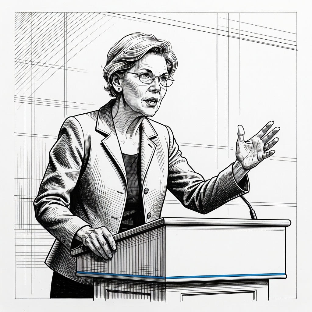 Illustration for: Senator Elizabeth Warren Endorses Abdul El-Sayed in Michigan Democratic Senate Primary