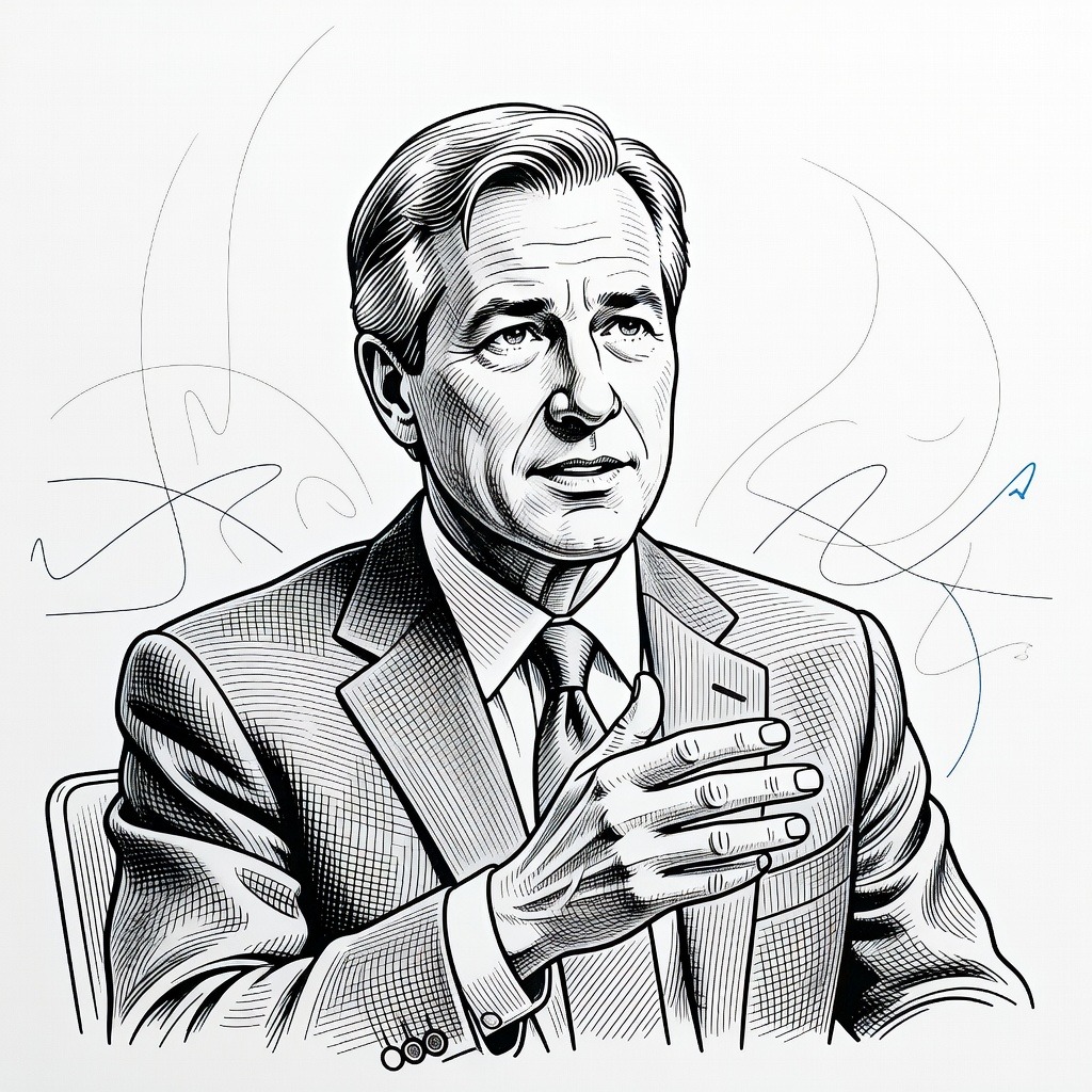 Illustration for: JPMorgan Chase CEO Jamie Dimon Warns of Underestimated Global Economic Risks