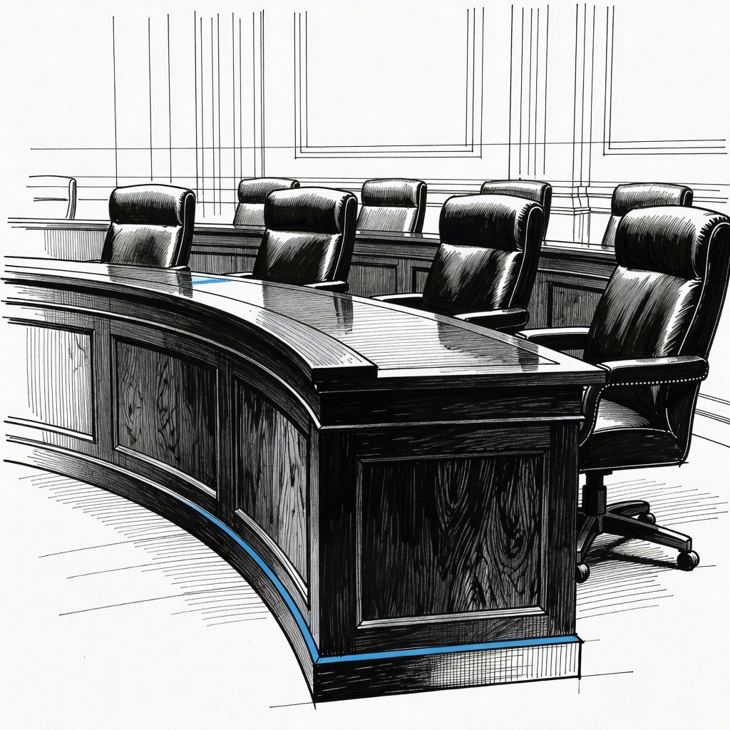 Illustration for: Senators Negotiate Over Todd Blanche’s Attorney General Nomination