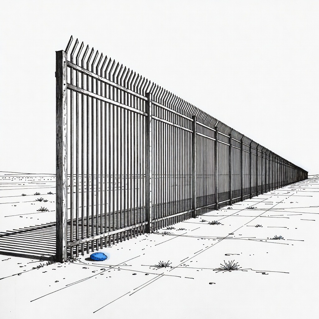 Illustration for: House Judiciary Committee Advances Border Security Bill Along Party Lines