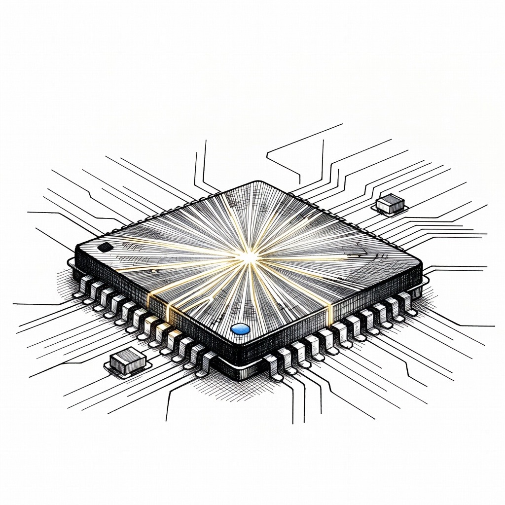 Illustration for: Intel Reports 25 Percent Second-Quarter Revenue Growth Amid AI Demand