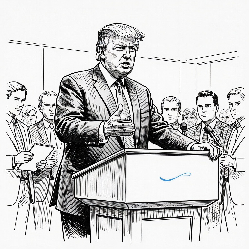 Illustration for: Trump Administration Imposes New Global Tariffs and Launches EU Trade Investigation
