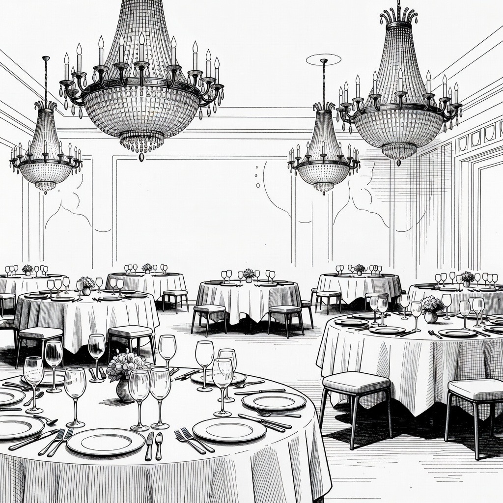 Illustration for: Trump Attends Rescheduled White House Correspondents' Dinner