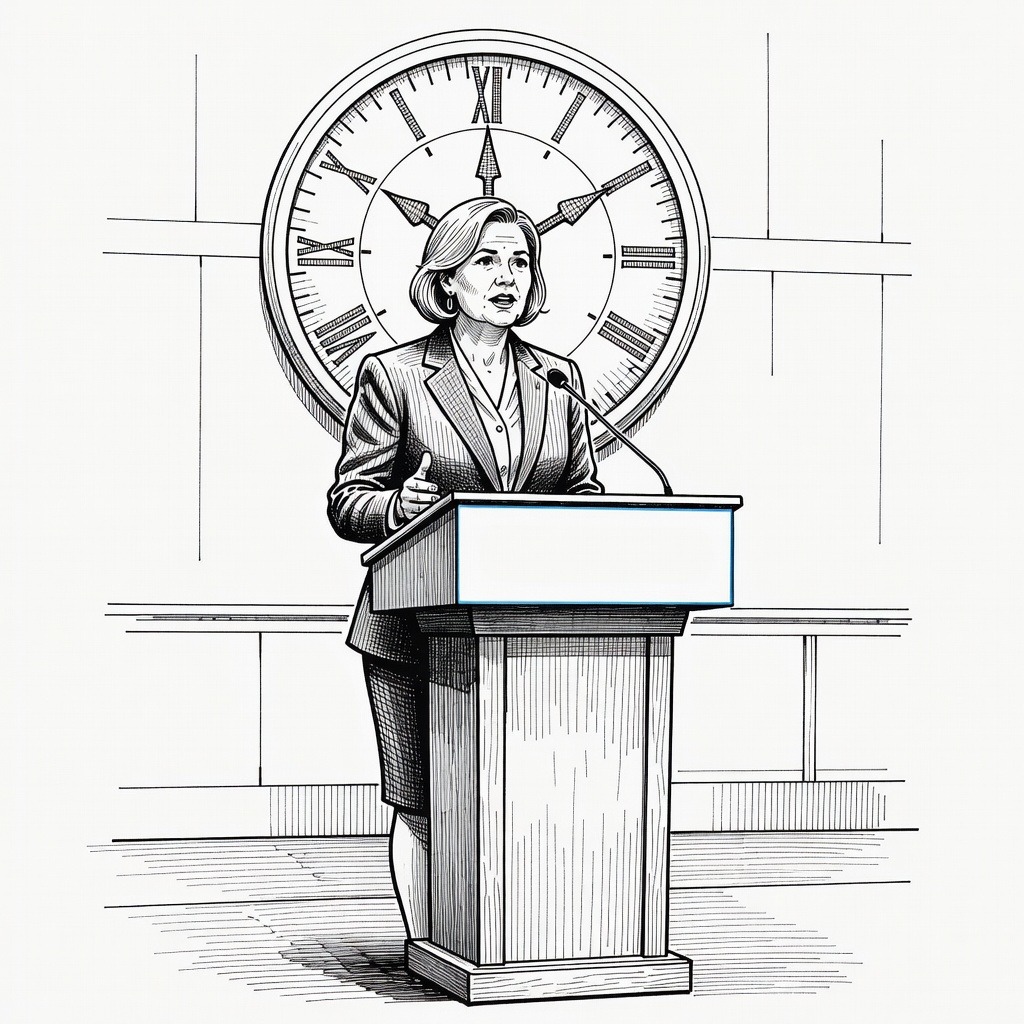 Illustration for: Campaigns Intensify as 100-Day Countdown to Midterm Elections Begins