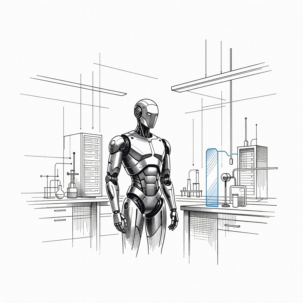 Illustration for: U.S. Imposes Import Ban on Foreign Humanoid Robots and Power Inverters